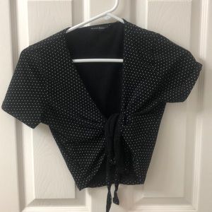 brandy melville wrap top